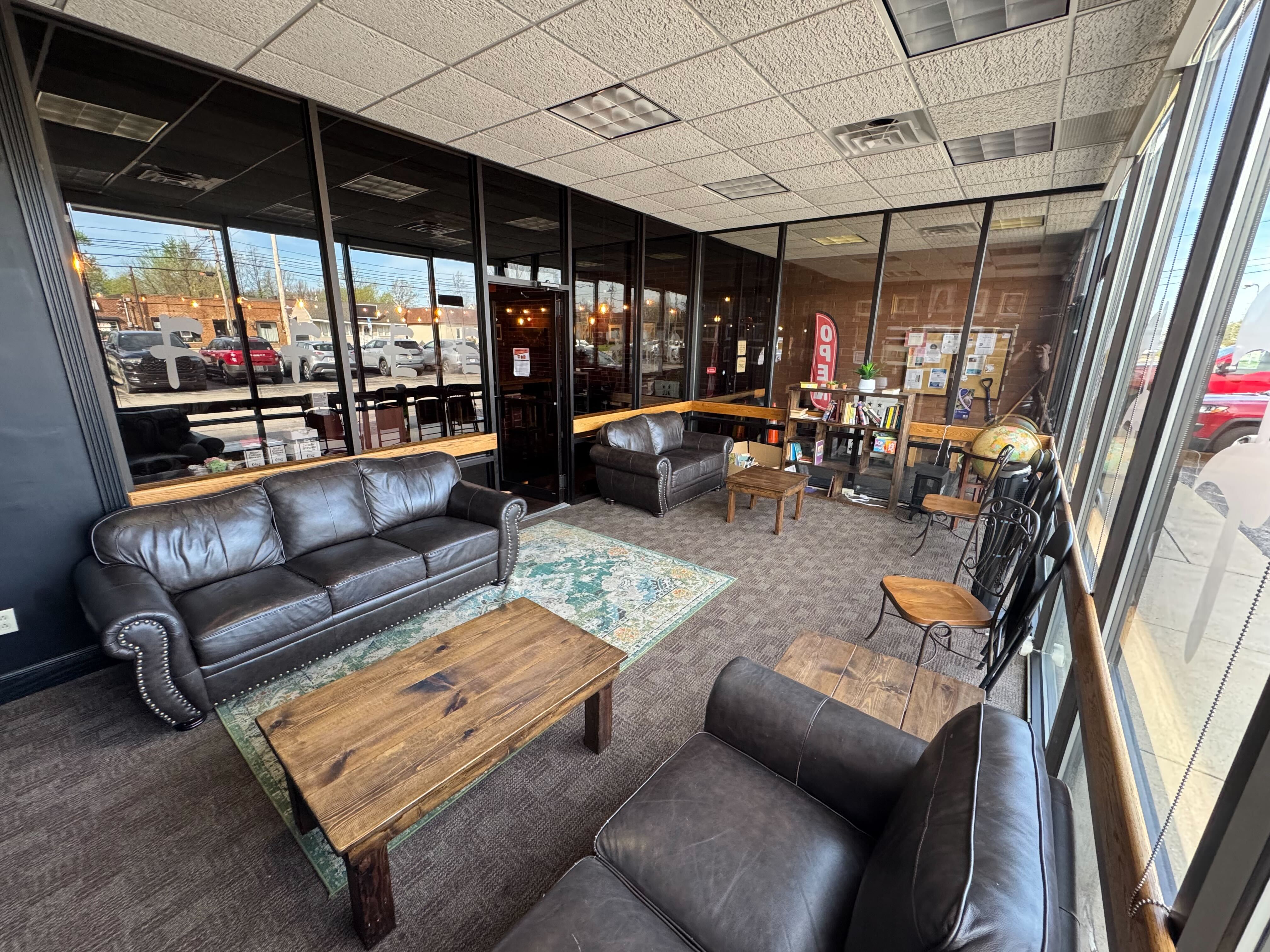 The quiet room lounge at CouchLand Coffee House
